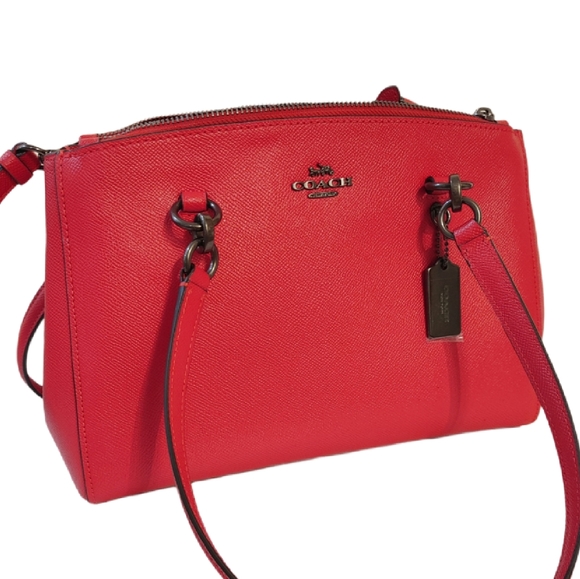 Coach Handbags - Coach Etta Carryall Purse Miami Red